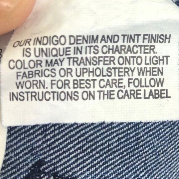 Gloria Vanderbilt Amanda Jeans Missy 6 High Waist Indigo Copper Jacquard Pattern - Picture 10 of 11